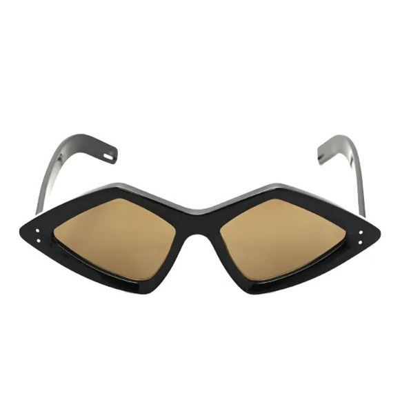 Gucci Accessories - Gucci Black Geometric Sunglasses GG0496S-001 Brown Lens 59mm